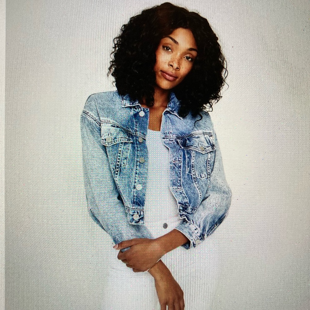 AG Jeans Mirah cropped trucker jean jacket, new with tags size XS.